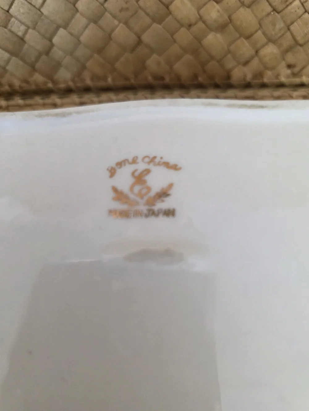 Porcelain Floral Trinket Box - White with Multicolor Flowers